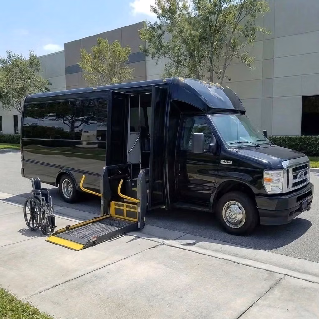 hollister 18 passenger minibus wheelchair lift
