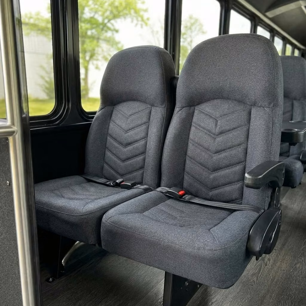 hollister 25 passenger minibus high back seats