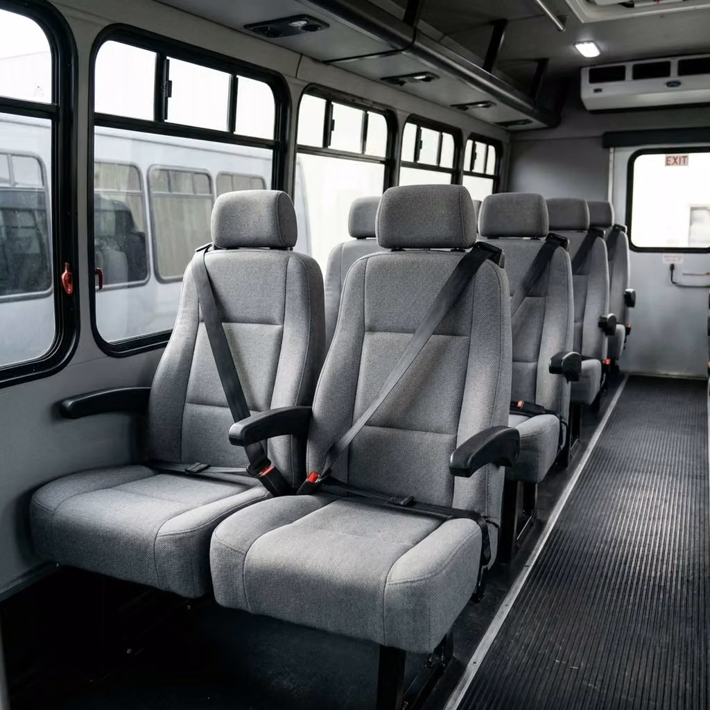 hollister 35 passenger minibus reclining seats