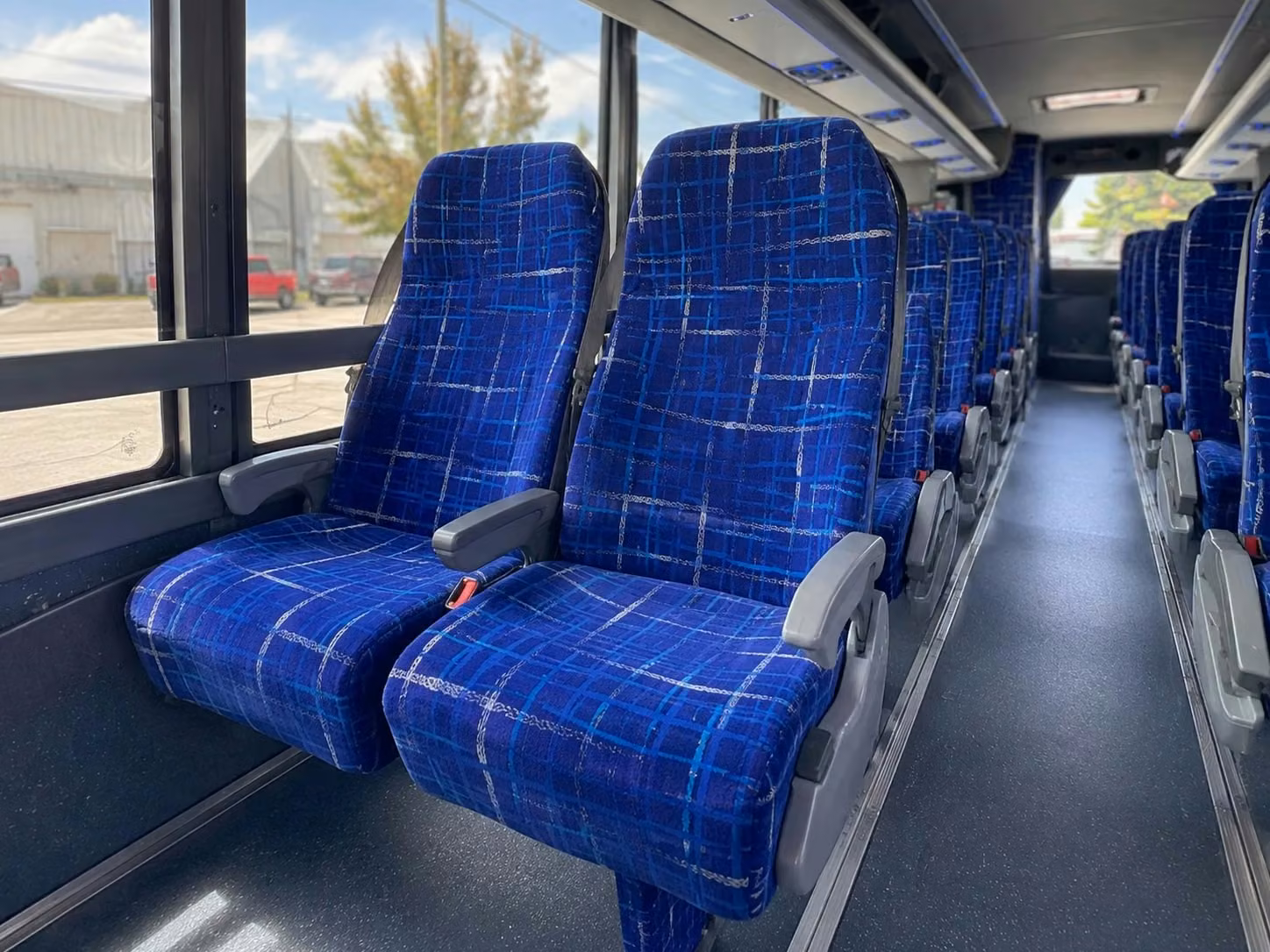 hollister charter bus interior 2