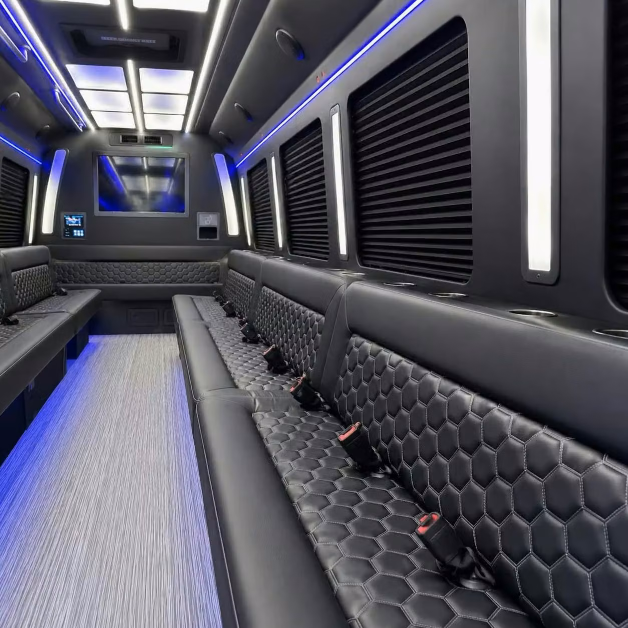 hollister party bus party lighting