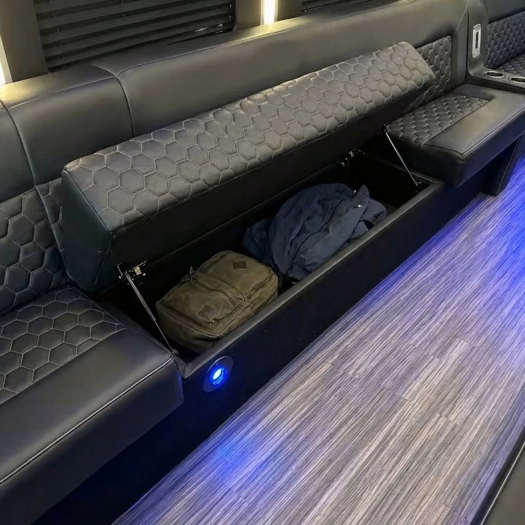 hollister party bus under seat storage