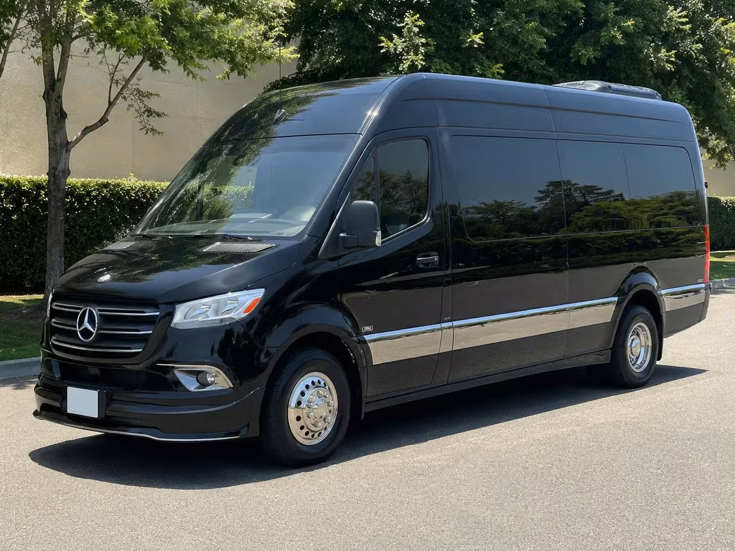 hollister sprinter van rental with driver