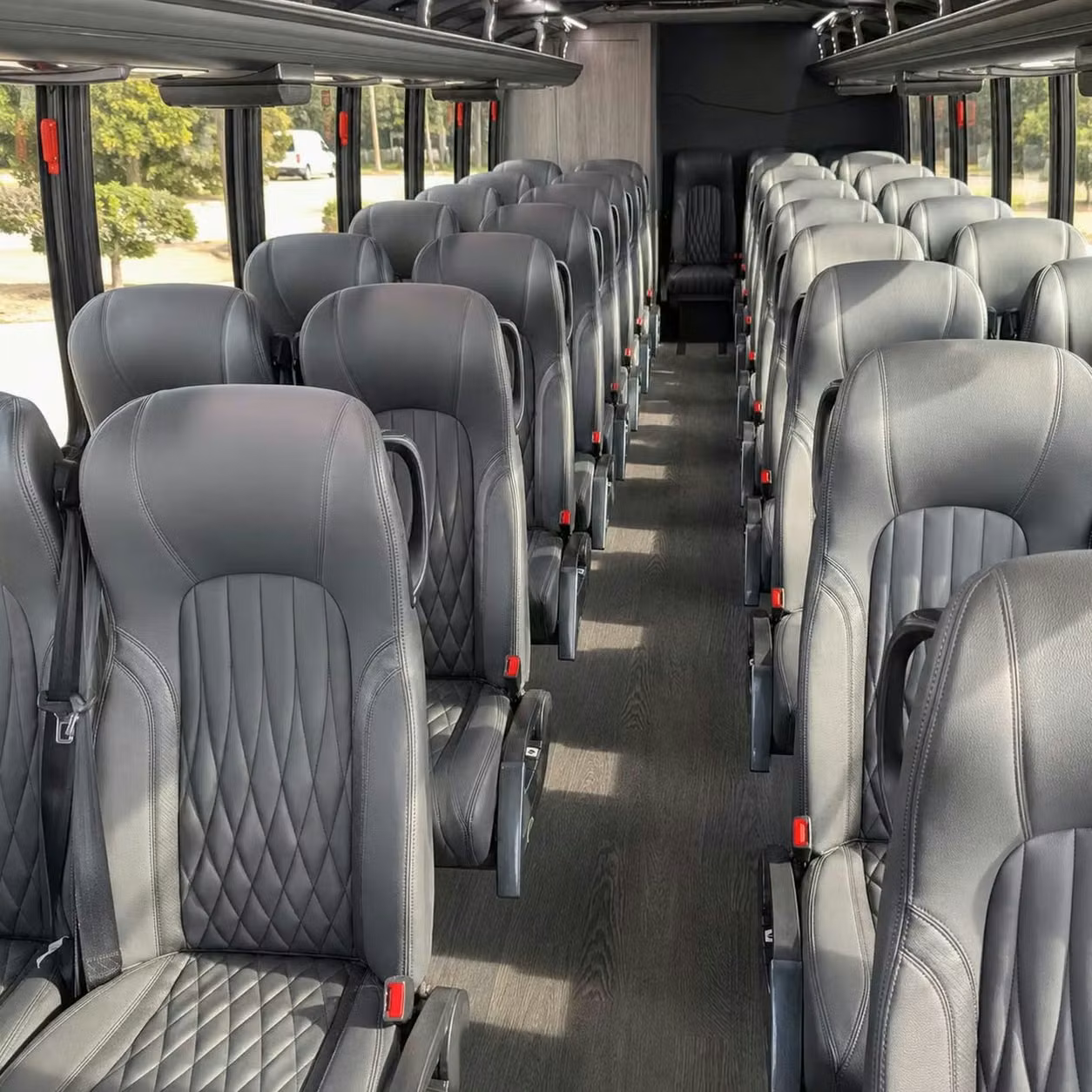 28 passenger minibus interior