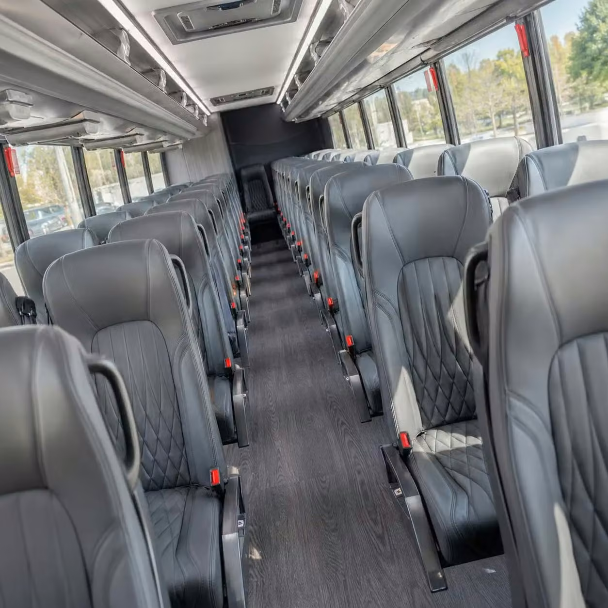 30 passenger minibus inside