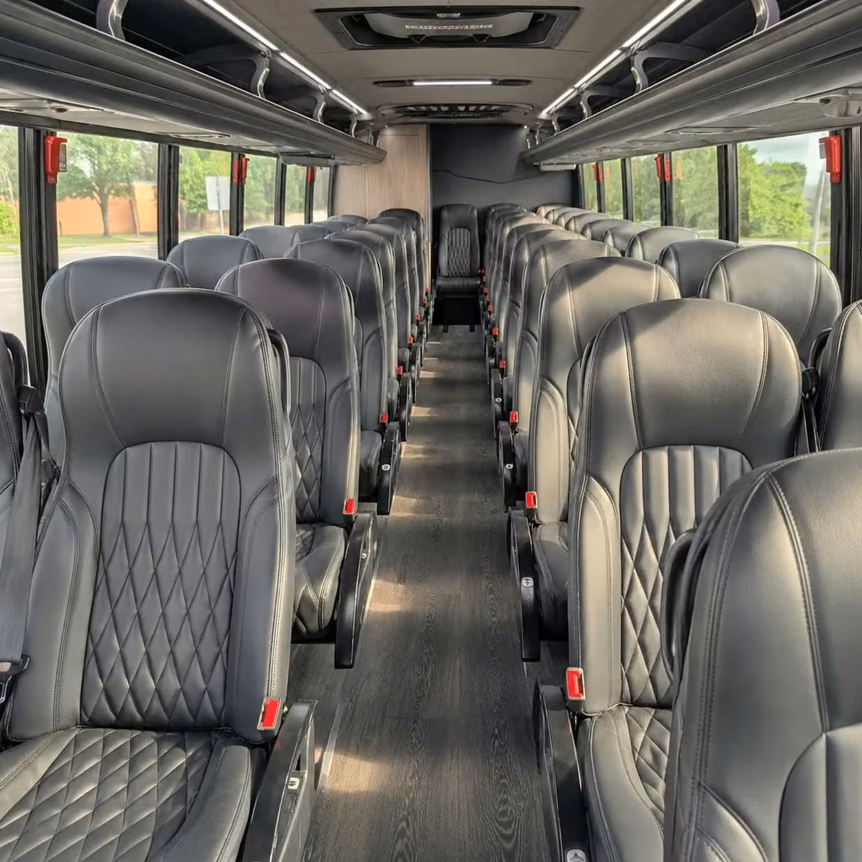 30 passenger minibus interior