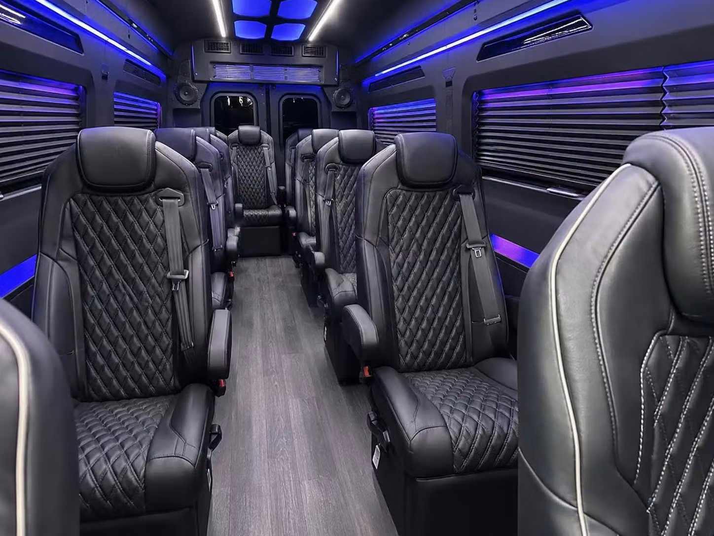 sprinter van with driver interior
